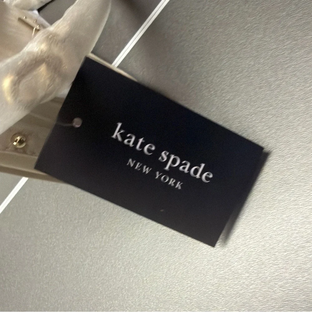 NWT Kate Spade Liv Shoulder Bag Cashew Milk 3D‎ Blooms Strap